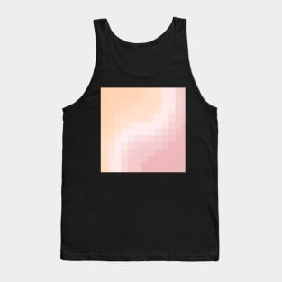 Peach and Rose Mosaic Tank Top